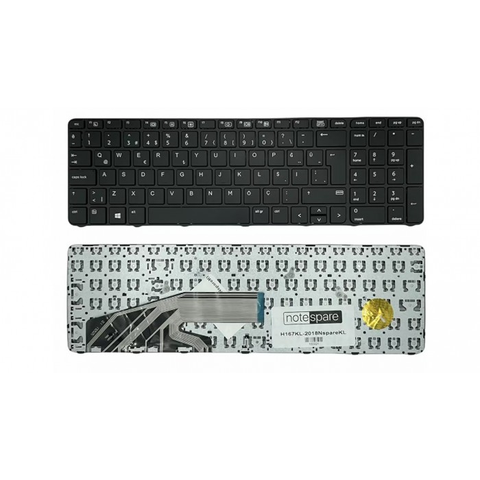 Hp ProBook 450 G3, 450 G4, 455 G3, 455 G4, 470 G3, 470 G4 Notebook Klavye Siyah TR W4P13EA Hp ProBook 450 G3, 450 G4, 455 G3, 455 G4, 470 G3, 470 G4 Notebook Klavye Siyah TR W4P13EA