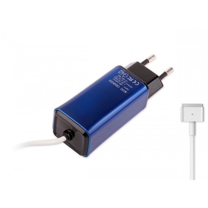RETRO-Color, Apple MacBook 45W-60W MagSafe 2 Mini Adaptör - Mavi RETRO-Color, Apple MacBook 45W-60W MagSafe 2 Mini Adaptör - Mavi