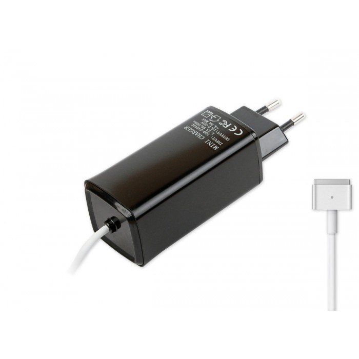 RETRO-Color, Apple MacBook 85W MagSafe 2 Mini Adaptör - Siyah RETRO-Color, Apple MacBook 85W MagSafe 2 Mini Adaptör - Siyah