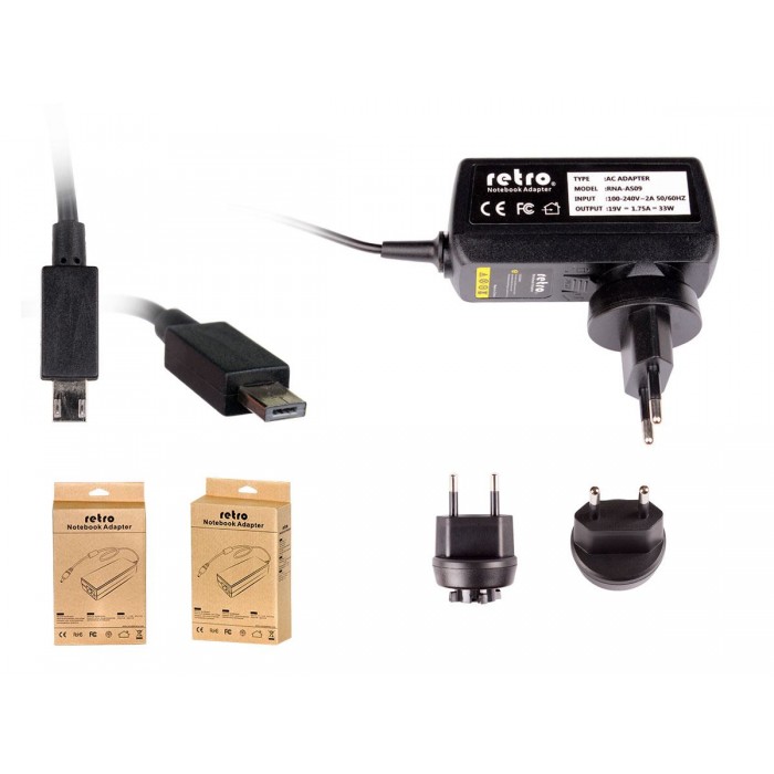 RETRO Asus Transformer Book 33W Notebook Adaptörü RNA-AS09 RETRO Asus Transformer Book 33W Notebook Adaptörü RNA-AS09
