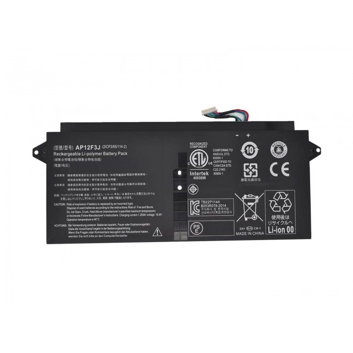 RETRO Acer Aspire S7-391, AP12F3J Notebook Bataryası RETRO Acer Aspire S7-391, AP12F3J Notebook Bataryası