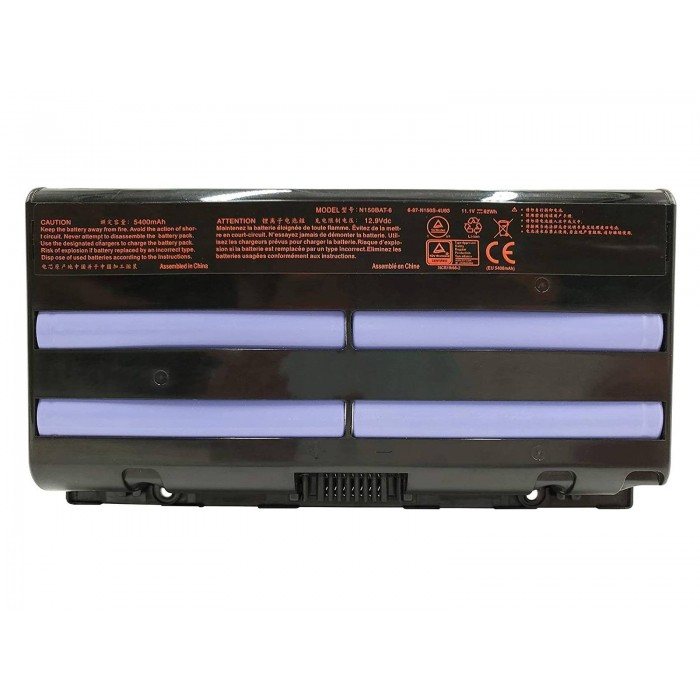 RETRO Clevo N150BAT-6 Notebook Bataryası - 6 Cell RETRO Clevo N150BAT-6 Notebook Bataryası - 6 Cell