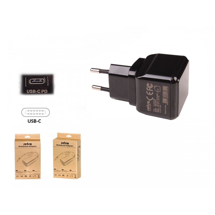 RETRO 18W USB-C PD Tablet ve Telefon Adaptörü RNA-UTC18 RETRO 18W USB-C PD Tablet ve Telefon Adaptörü RNA-UTC18