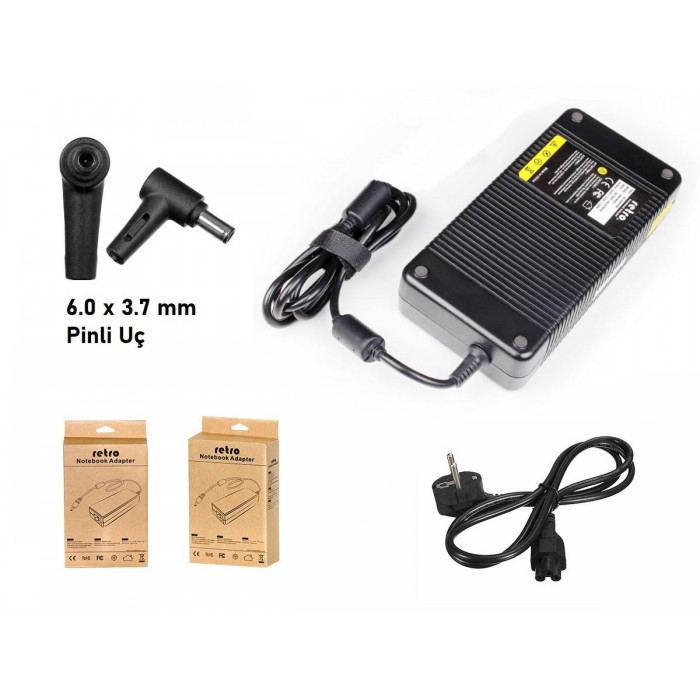 RETRO Asus 19.5V 11.8A 230W Pinli Uç (6.0 mm) Notebook Adaptör RPA-AC330 RETRO Asus 19.5V 11.8A 230W Pinli Uç (6.0 mm) Notebook Adaptör RPA-AC330
