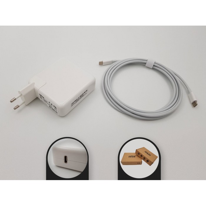 RETRO Apple MacBook 96W USB-C PD Adaptör RPA-AC216 RETRO Apple MacBook 96W USB-C PD Adaptör RPA-AC216