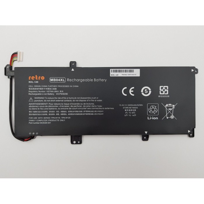 RETRO Hp Envy m6-aq000 x360, m6-aq, m6-ar, MB04XL Notebook Bataryası RETRO Hp Envy m6-aq000 x360, m6-aq, m6-ar, MB04XL Notebook Bataryası