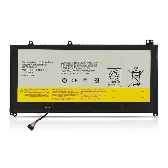 RETRO Lenovo IdeaPad U530 Touch, L12M4P62 Notebook Bataryası RETRO Lenovo IdeaPad U530 Touch, L12M4P62 Notebook Bataryası