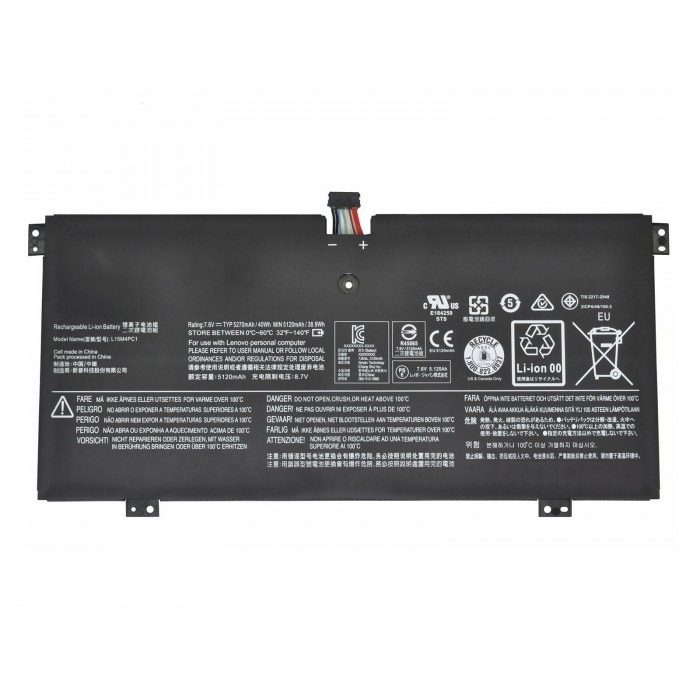 RETRO Lenovo IdeaPad Yoga 710-11IKB, L15M4PC1 Notebook Bataryası RETRO Lenovo IdeaPad Yoga 710-11IKB, L15M4PC1 Notebook Bataryası