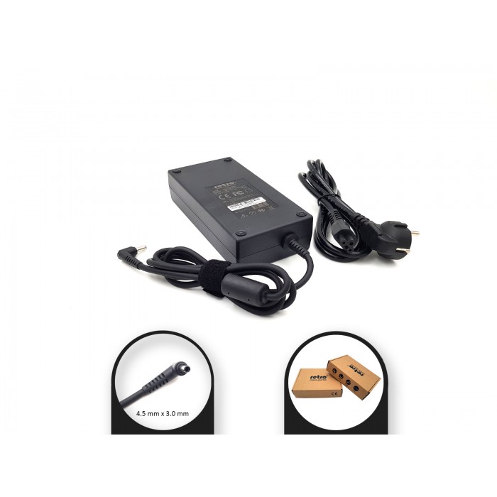 RETRO MSI 20V 9A 180W 4.5mm Pinli Uç Notebook Adaptör RPA-AC333 RETRO MSI 20V 9A 180W 4.5mm Pinli Uç Notebook Adaptör RPA-AC333
