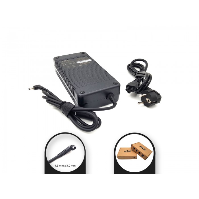 RETRO MSI 20V 12A 240W 4.5mm Pinli Uç Notebook Adaptör RPA-AC334 RETRO MSI 20V 12A 240W 4.5mm Pinli Uç Notebook Adaptör RPA-AC334