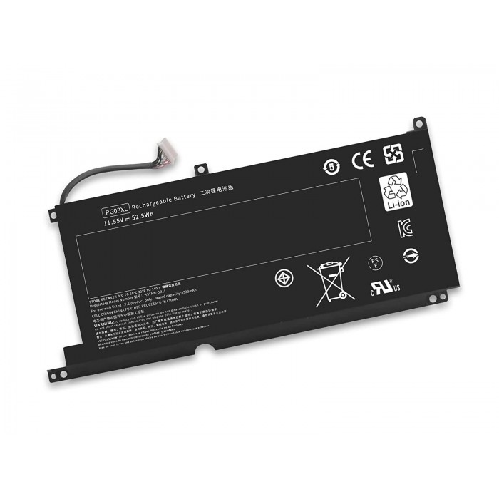 RETRO Hp Pavilion Gaming 15-dk, 15-dk0000, PG03XL (Ver.1) Notebook Bataryası RETRO Hp Pavilion Gaming 15-dk, 15-dk0000, PG03XL (Ver.1) Notebook Bataryası