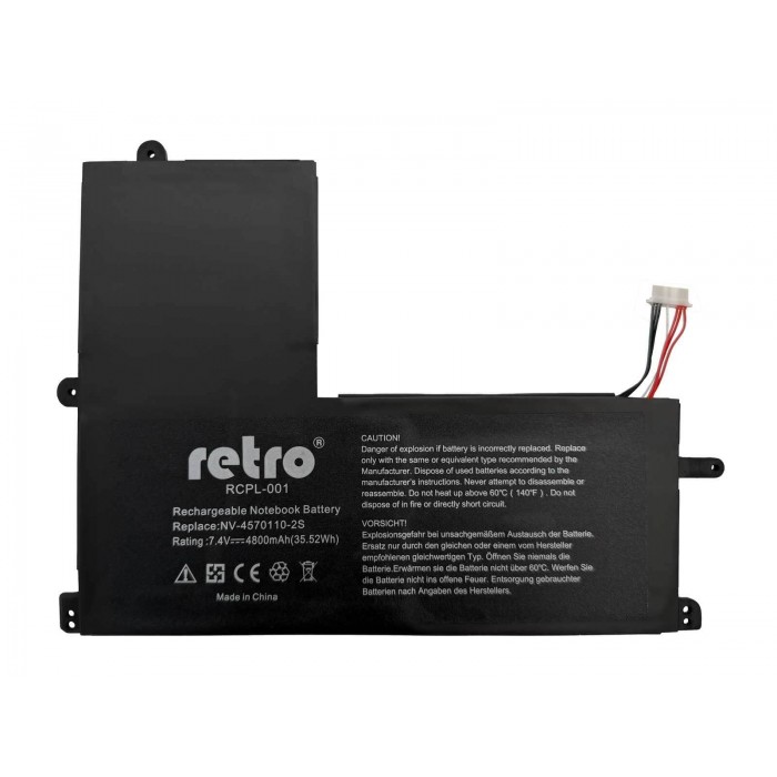 RETRO NV-4570110-2S Notebook Bataryası RETRO NV-4570110-2S Notebook Bataryası
