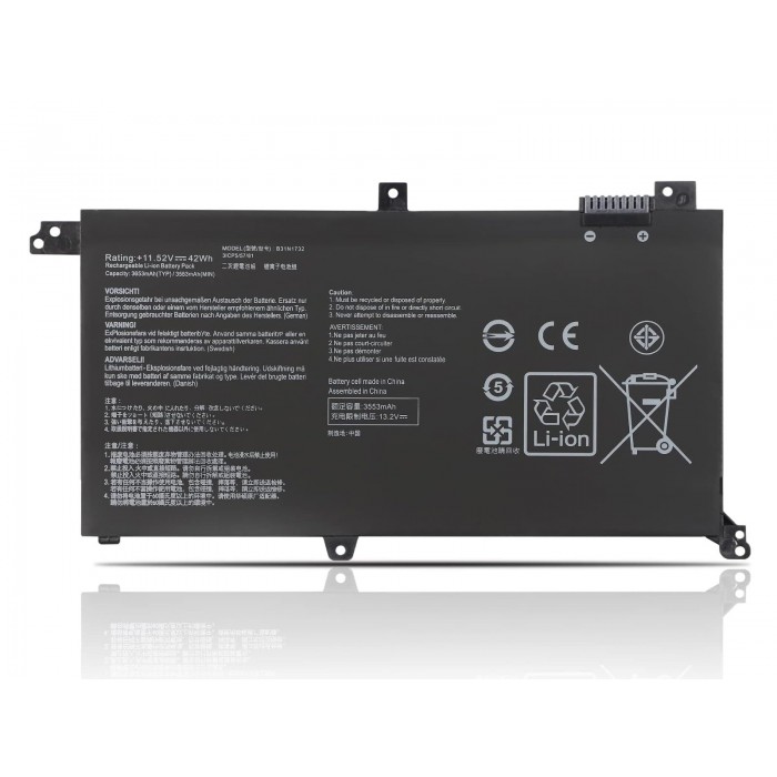 RETRO Asus X430U, B31N1732 Notebook Bataryası RETRO Asus X430U, B31N1732 Notebook Bataryası