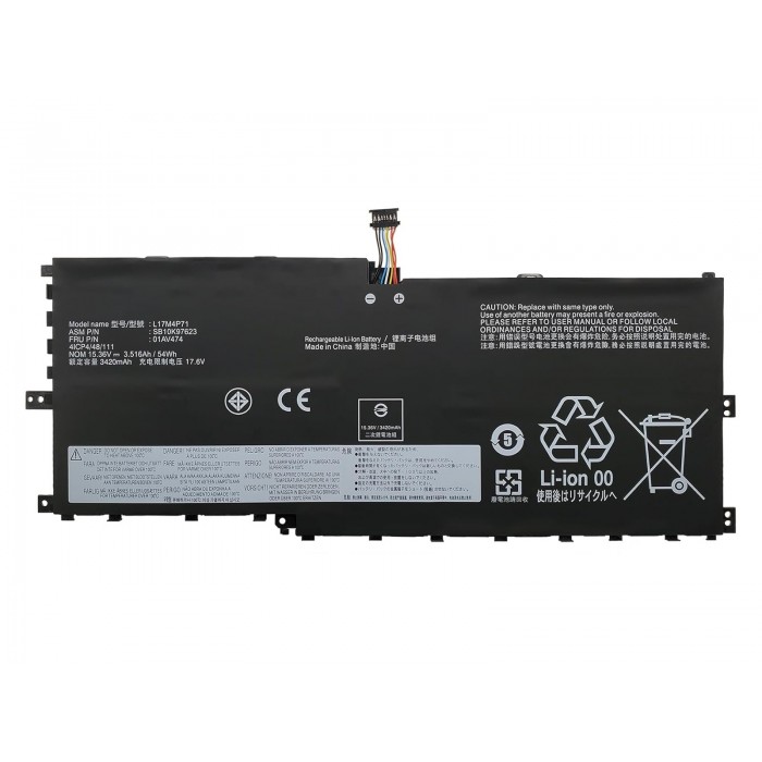 RETRO Lenovo ThinkPad X1 Yoga Gen3, L17M4P71 Notebook Bataryası RETRO Lenovo ThinkPad X1 Yoga Gen3, L17M4P71 Notebook Bataryası