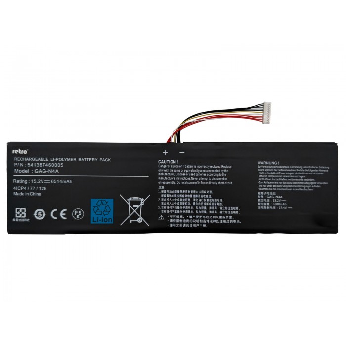 RETRO Gigabyte G-Style GAG-N4A Notebook Bataryası RETRO Gigabyte G-Style GAG-N4A Notebook Bataryası