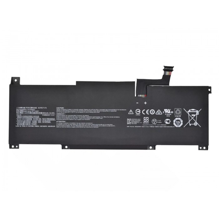 RETRO MSI BTY-M491 Notebook Bataryası - Ver.1 - Siyah Soket - 8 Pin 8 Hat RETRO MSI BTY-M491 Notebook Bataryası - Ver.1 - Siyah Soket - 8 Pin 8 Hat