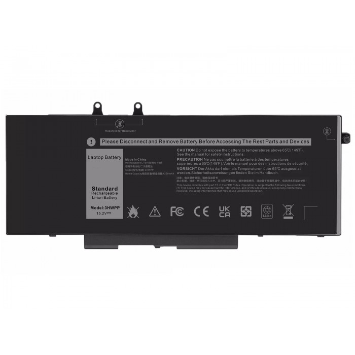 RETRO Dell Latitude 5401, 5501 Notebook Bataryası - 4 Cell - 15.2V RETRO Dell Latitude 5401, 5501 Notebook Bataryası - 4 Cell - 15.2V