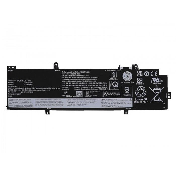 RETRO Lenovo ThinkPad T14 Gen3, L21L4P71 Notebook Bataryası - 4 Cell RETRO Lenovo ThinkPad T14 Gen3, L21L4P71 Notebook Bataryası - 4 Cell