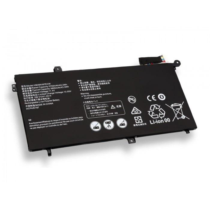 RETRO Huawei MateBook HB46K497ECW Notebook Bataryası