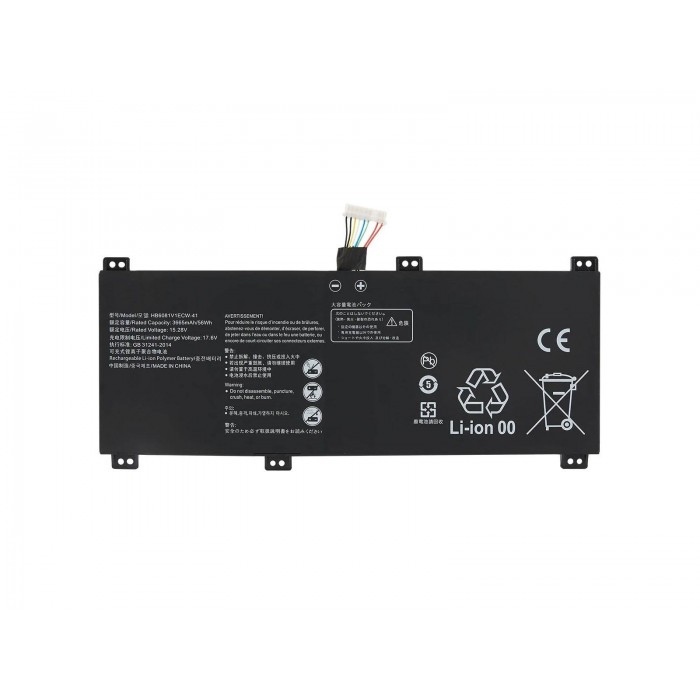 RETRO Huawei MateBook HB6081V1ECW-41 Notebook Bataryası - Ver.1 (8 Pin) RETRO Huawei MateBook HB6081V1ECW-41 Notebook Bataryası - Ver.1 (8 Pin)