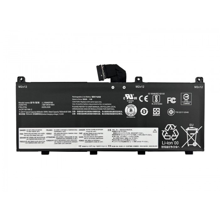 RETRO Lenovo ThinkPad P53, L18M6P90 Notebook Bataryası RETRO Lenovo ThinkPad P53, L18M6P90 Notebook Bataryası