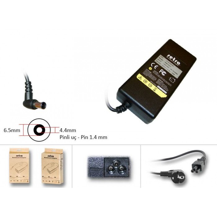 RETRO Sony 19.5V 4.7A 90W VGP-AC19V42 Notebook Adaptör RNA-SN10 RETRO Sony 19.5V 4.7A 90W VGP-AC19V42 Notebook Adaptör RNA-SN10