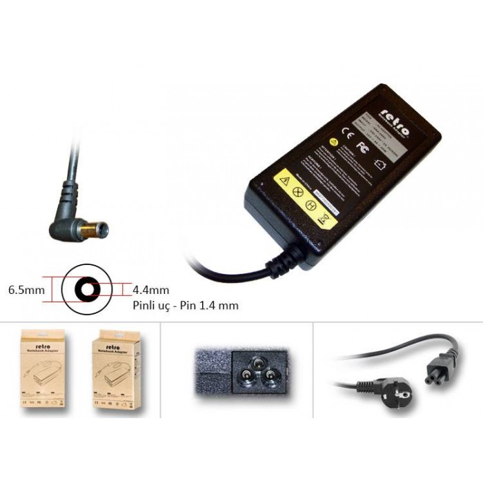 RETRO Sony 16V 4A 65W VGP-AC16V14 Notebook Adaptör RNA-SN03 RETRO Sony 16V 4A 65W VGP-AC16V14 Notebook Adaptör RNA-SN03