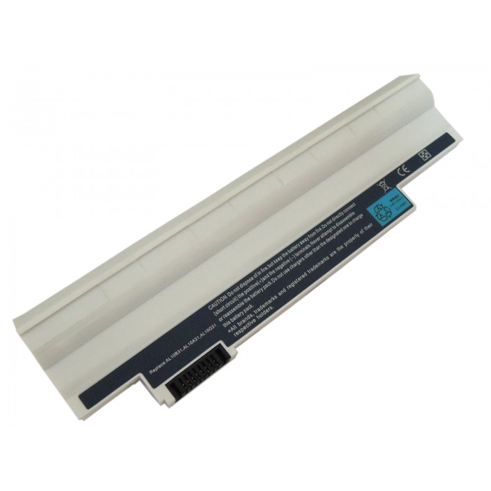 RETRO Acer Aspire One D255, D260, AOHappy Notebook Bataryası - Beyaz RETRO Acer Aspire One D255, D260, AOHappy Notebook Bataryası - Beyaz