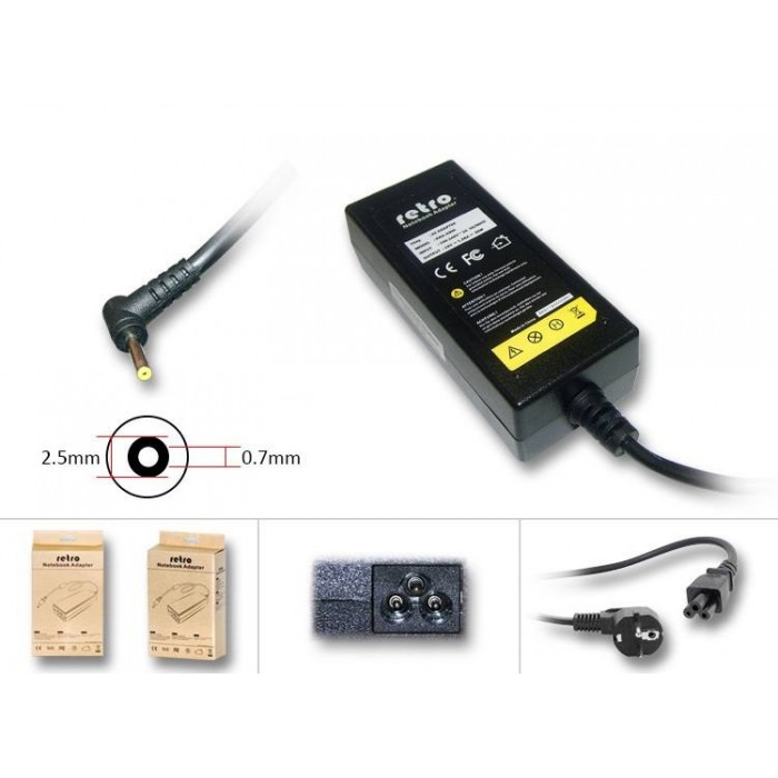 RETRO Asus Eee Pc 1011, 1015 30W Notebook Adaptör RNA-AS04 RETRO Asus Eee Pc 1011, 1015 30W Notebook Adaptör RNA-AS04