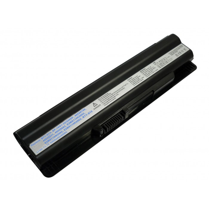 RETRO Msi BTY-S14, CX650, FR620, FX700, GE620 Notebook Bataryası - Siyah - 6 Cell RETRO Msi BTY-S14, CX650, FR620, FX700, GE620 Notebook Bataryası - Siyah - 6 Cell
