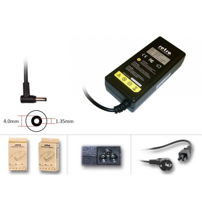 RETRO Asus ZenBook UX21A, UX31A 65W Notebook Adaptörü RNA-AS05 RETRO Asus ZenBook UX21A, UX31A 65W Notebook Adaptörü RNA-AS05